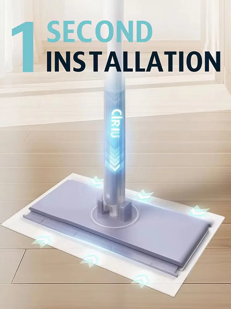 

Foldable Long-Handle Electrostatic Dust Mop