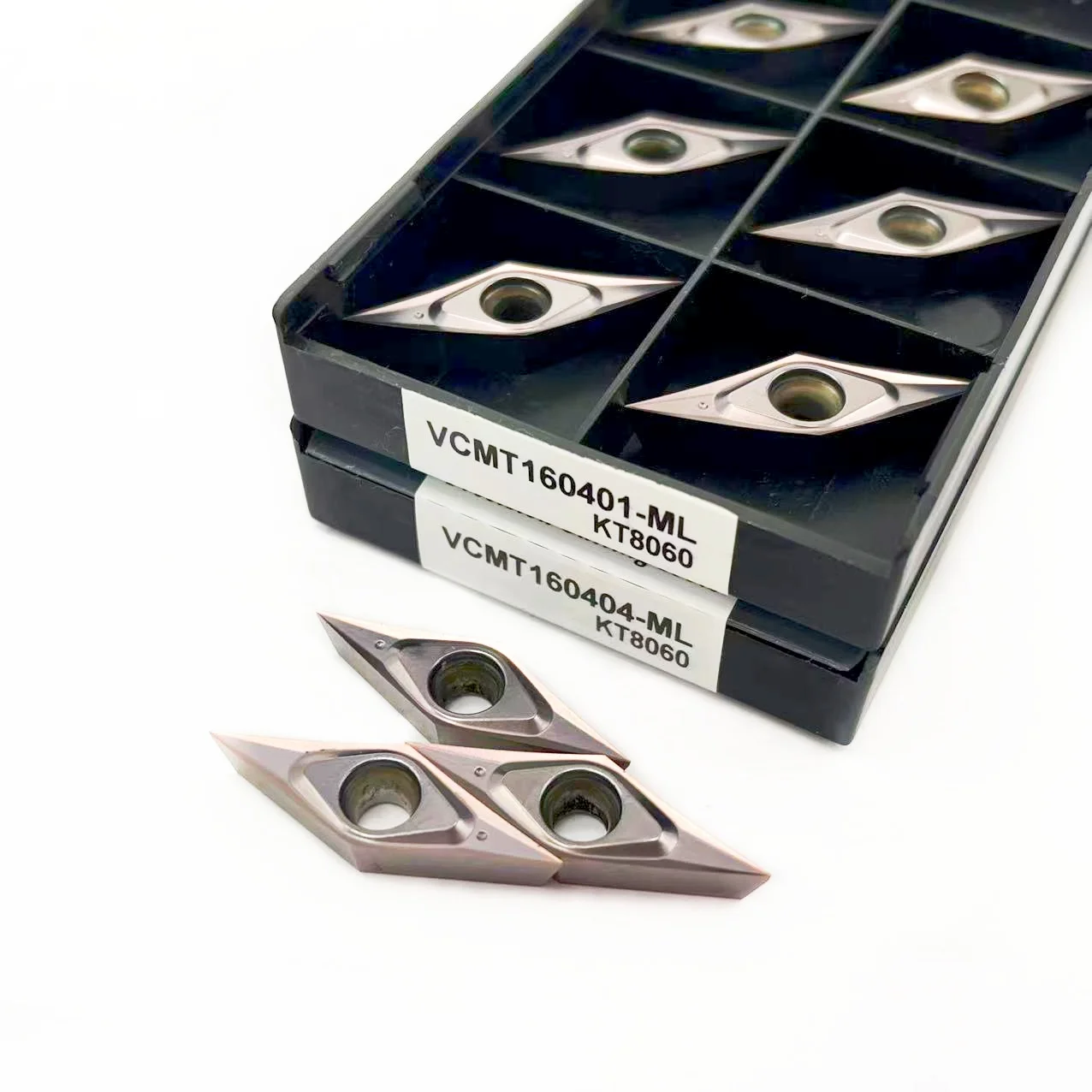 Material endurecido de alta calidad, acero inoxidable endurecido, VCMT160402, VCMT160401, VCMT160404, KT8060
