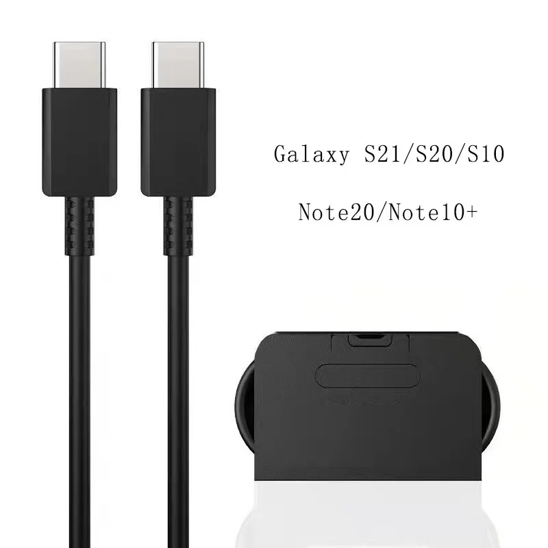 Быстрое зарядное устройство с Usb C на Type C для Samsung Galaxy S10 PLUS S10E S20 Note10 Plus Note 20