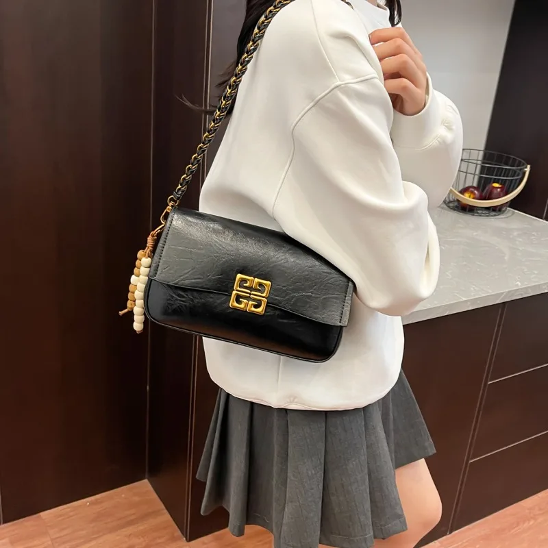 

Современная женская сумка через плечо, модный дизайн с принтом, добавляет индивидуальность, подходит для свиданий, поездок на работу, повседневные прогулки