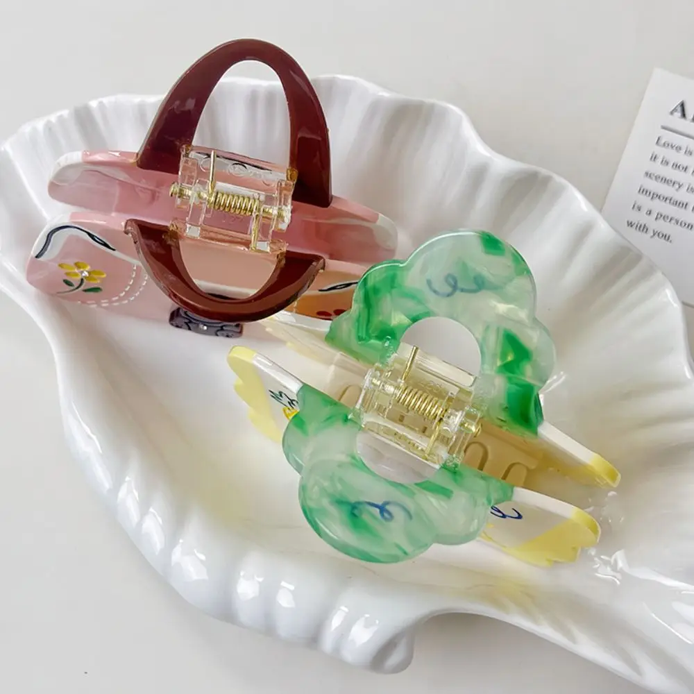 Acetic Acid Acetate Hair Claw Mini Handbag Shape Grab Clip Cartoon Bear Hair Clip Headdress Shark Clip Rhinestone Hairpin Daily