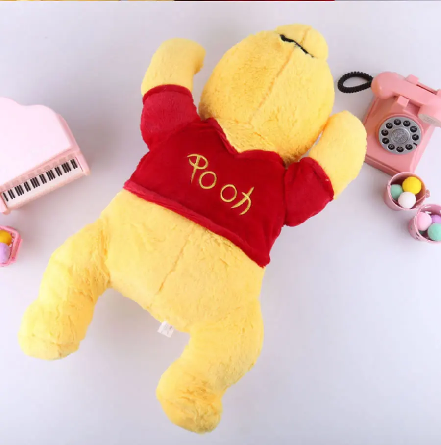 Flauschige große Plüschtiere 55cm Winnie Puuh Kissen Riesiger Plüschbär Niedliche Zimmerdekoration Kuschelkissen für Dekoration Ostergeschenk – Detail 10