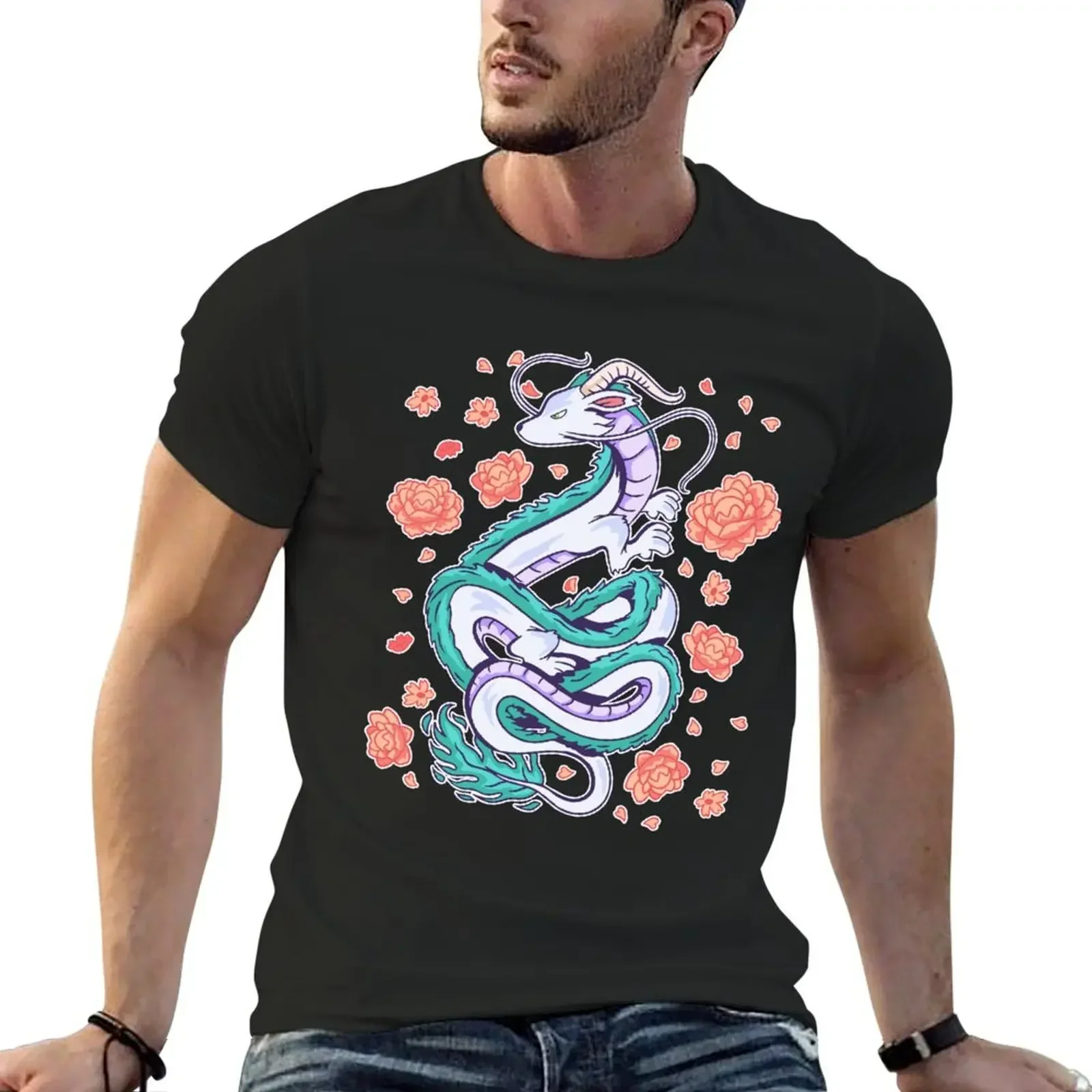 

spirit of the dragon T-Shirt graphic t shirt vintage anime figures cheap stuff anime t shirts funny t shirts for men