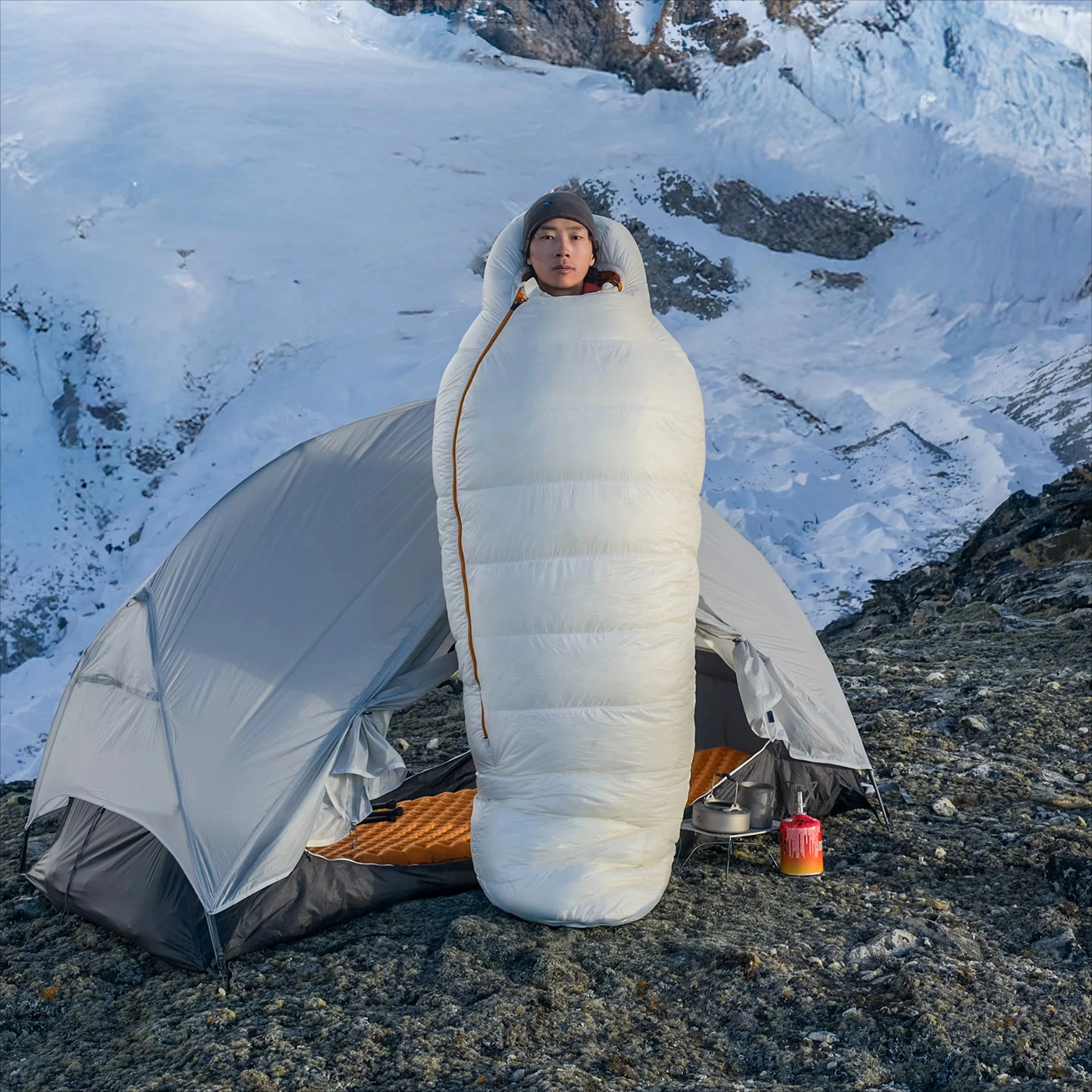 

Camping Sleeping Bag Alpine UL Professional Mummy Goose Down Sleeping Bag