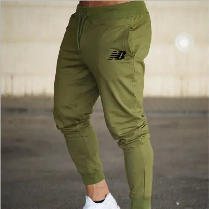 2024 Men's High Quality Brand Sweatpants Joggers Fitness Exercise Pants Spring Autumn Fashion Running Casual Track Pants Men