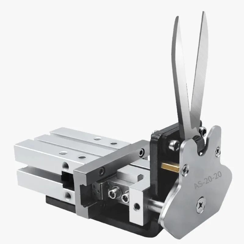 Industrial Grade Pneumatic Right-Angle Scissors Two-Way Cutting for Iron Copper Wire Tape Paper Model AS20-20