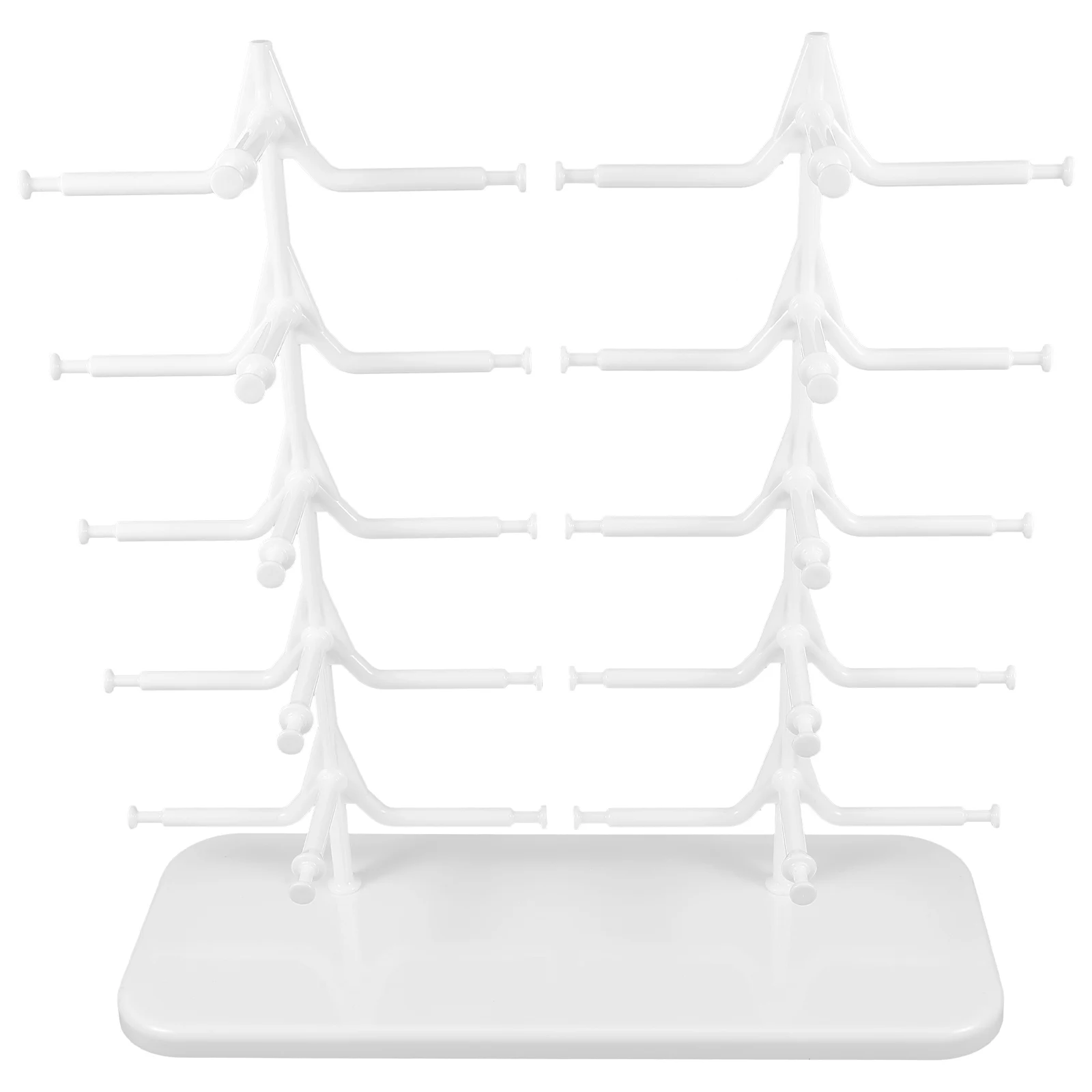 

Sunglasses Display Stand Schwarz Bracket ABS Material Glasses Holder Rack Stable Base Storage Solution Decor Item