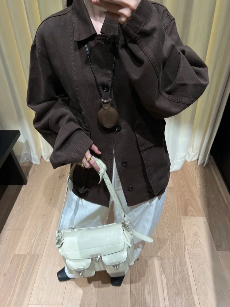 

Couples Vintage Workwear Sle Loose Fit Cotton Denim Jaet with kets Men's Casual Outerwear Top Quali Outer Jaet