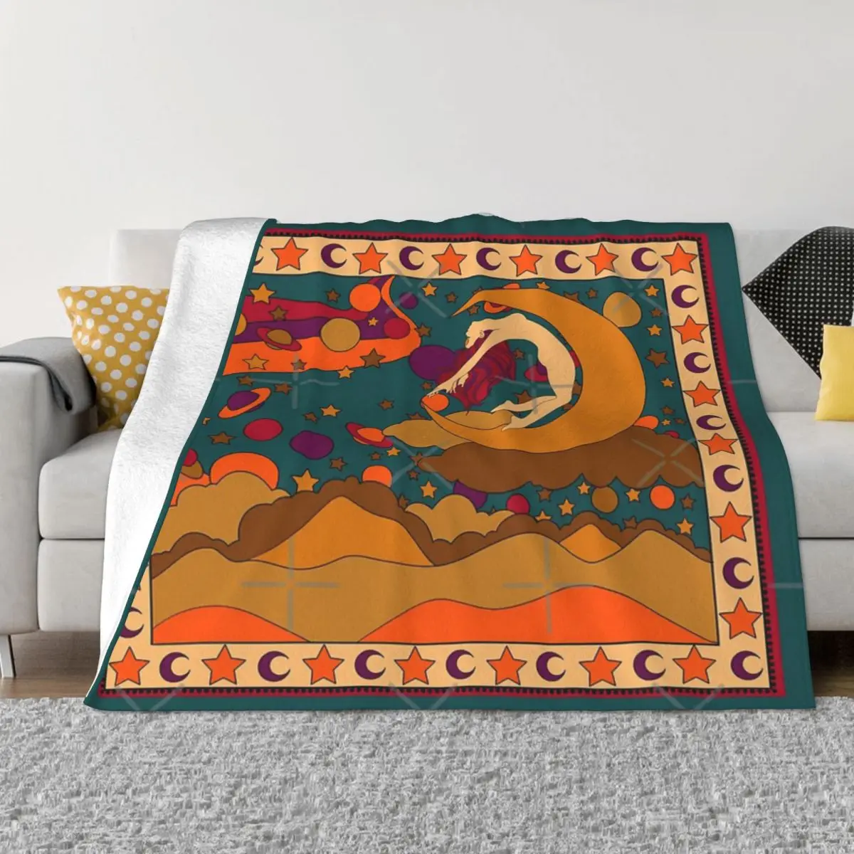 

Nighttime Goddess Quilt Blankets Couple Blankets Home And Decoration Throw Blanket