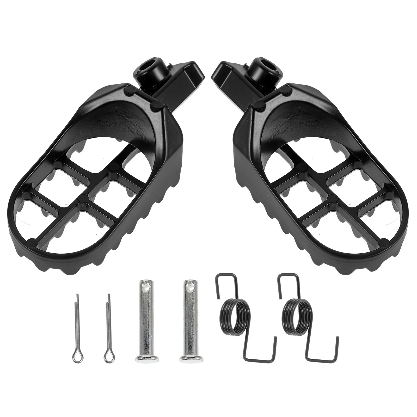 

1Pair Stylish Anodized Aluminum Foot Pegs for Dirt Bike and Motorcycle Comfortable Stable Ride Dirt Bike Accessory Floorboard