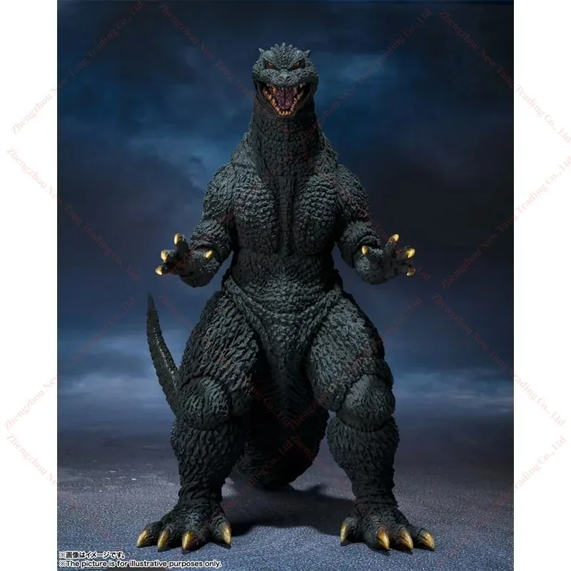100% Original S.H.MonsterArts SHM Godzilla 2004 reimpresión de guerras finales monstruo móvil 16cm PVC modelo de figuras de acción juguete regalos