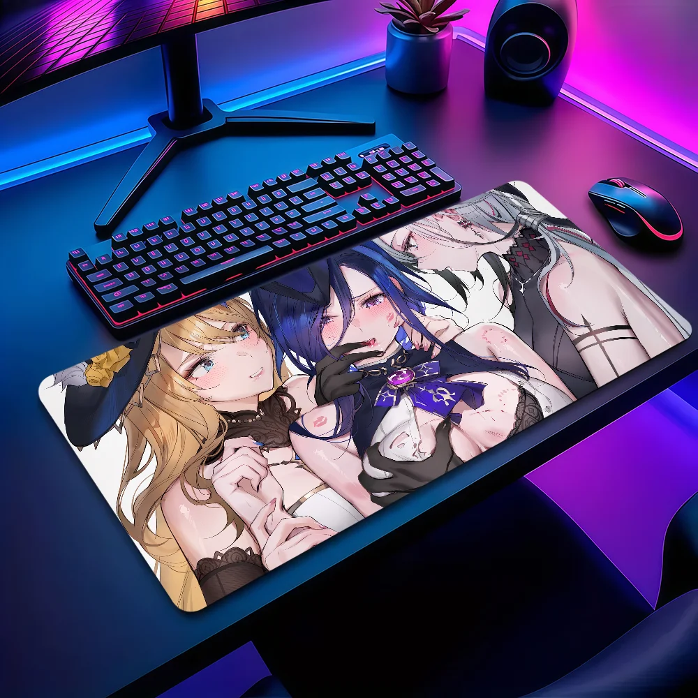 

Game Genshin lmpact Clorinde Mouse Pad Non-slip Thickened MousePad Large Writing Lockedge Office Student Gaming Cushion