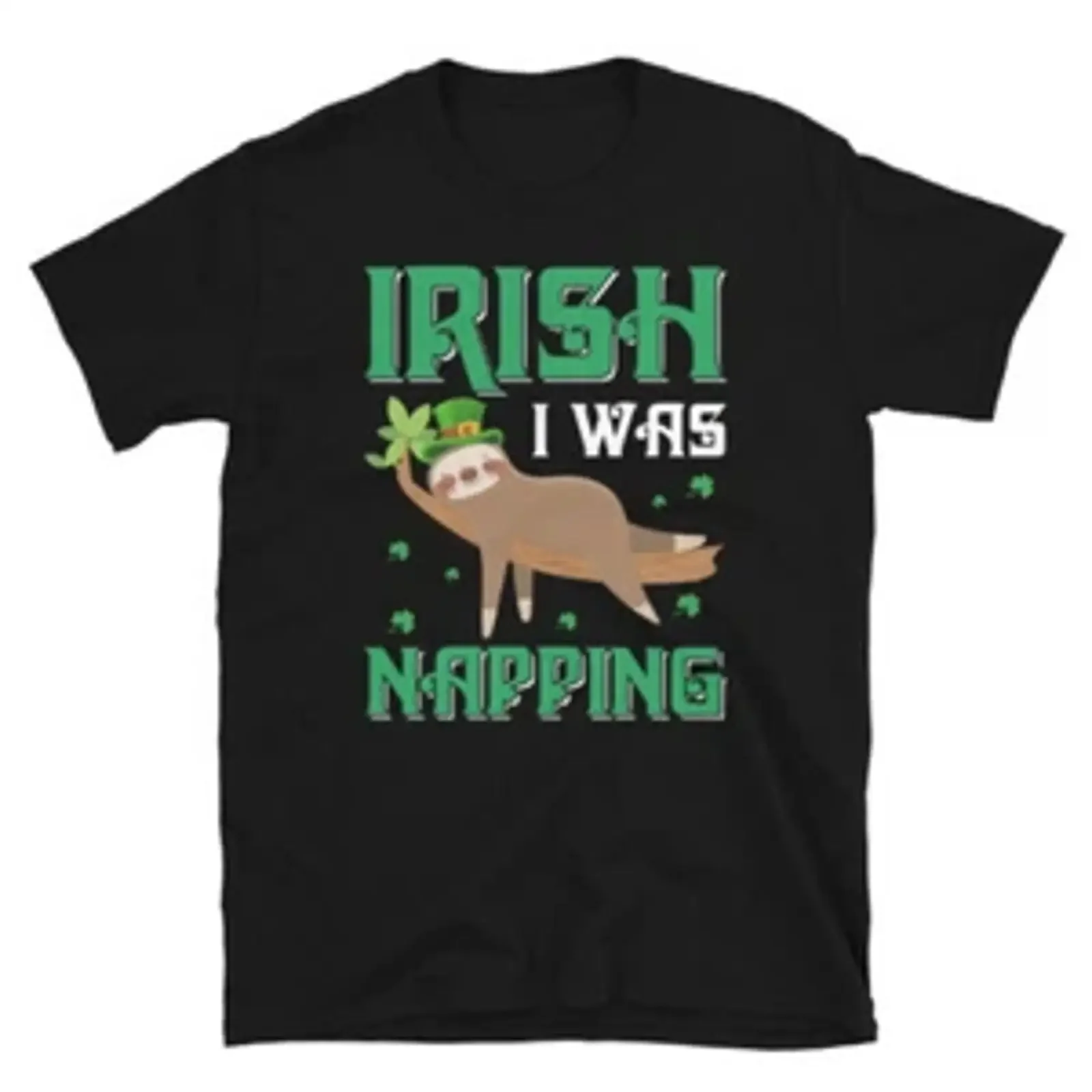 IRISH I was Nappiing Ireland Proud T Shirt vintage Washed Slightly homme designer clothes Soft Breathable Stylish
