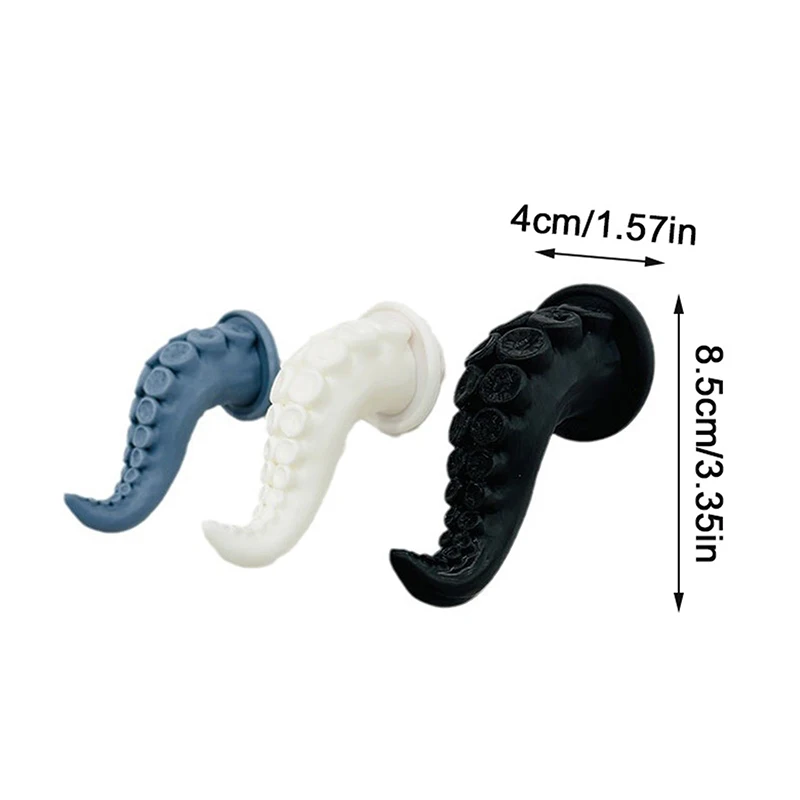 Octopus Tentacle-shaped Hook Wall-mounted Creative Hanger Multi-functional Hook For Hanging Clothes Towel For Perforated Board