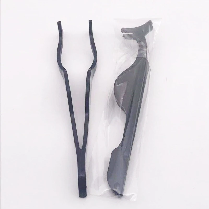 1PC Falsche Wimpern Pinzette Kunststoff Wimpern Zange Verlängerung Curler Wimpern Verlängerung Tragen Clips Wimpern Make-Up Tools Kit