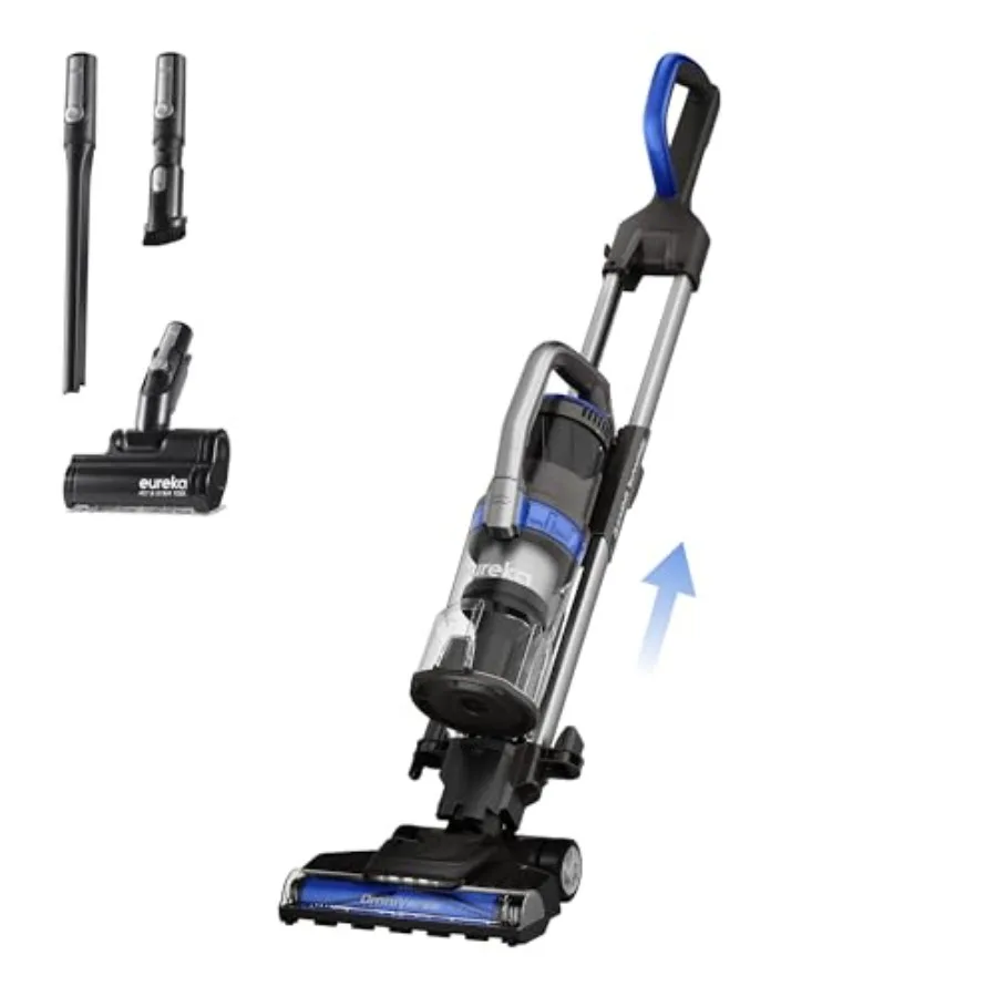 

Pet Upright Vacuum Cleaner for Carpet and Hard Floor, Bagless, Blue, HEPA Filter + Pet Tool + QuickShift Technology