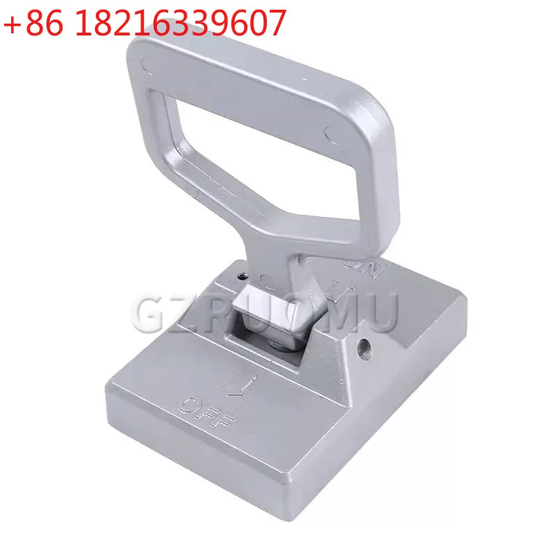 Portable Permanent Magnetic Lifter Manual Lifting And Handling Steel Plate Magnet Tool Loading Artifact 50KG Flat Magnetic Chuck