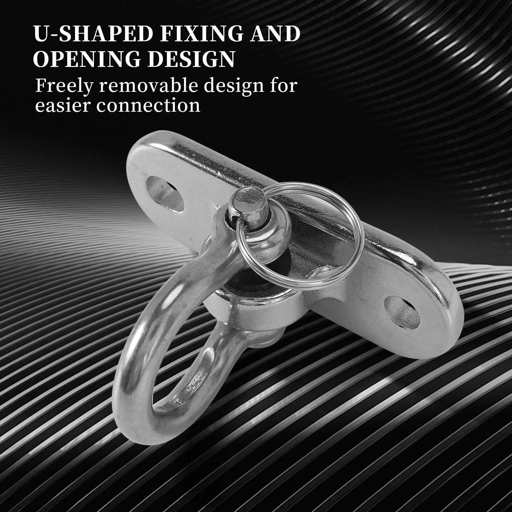 

ABYA Stainless Steel 304 Heavy Duty Swing Hangers Swing Sets 250Kg Capacity for Swing and Yoga Hammock Chair Sandbag