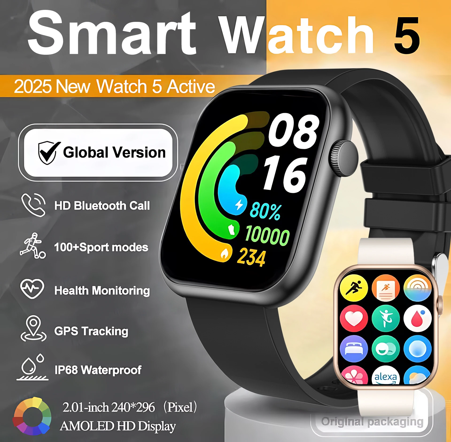 

Smart Watch10 Women 1.85 Full Touch Bluetooth Call Smart Wristwatch Body Temperature Sport Bracelet Men Smartwatch For Android