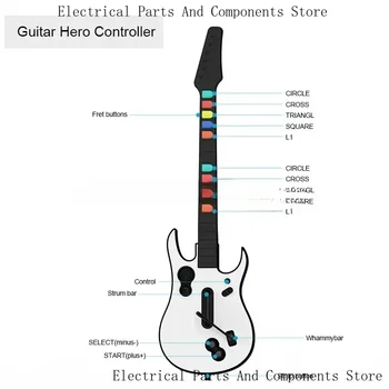 Game Wireless Gaming Controller Rock Band 2.4 G Remote Guitar Handle Console Gamepad 10Key PC PC