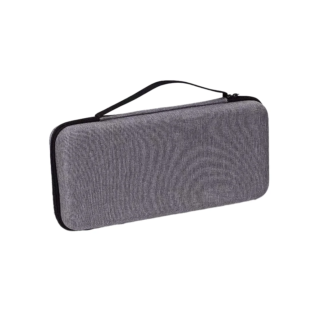 Portable Keyboard Carry Bag for 68/87 Key Mechanical Keyboards Shock Resistant Water Fabric Gray 36.8x15.5x5cm