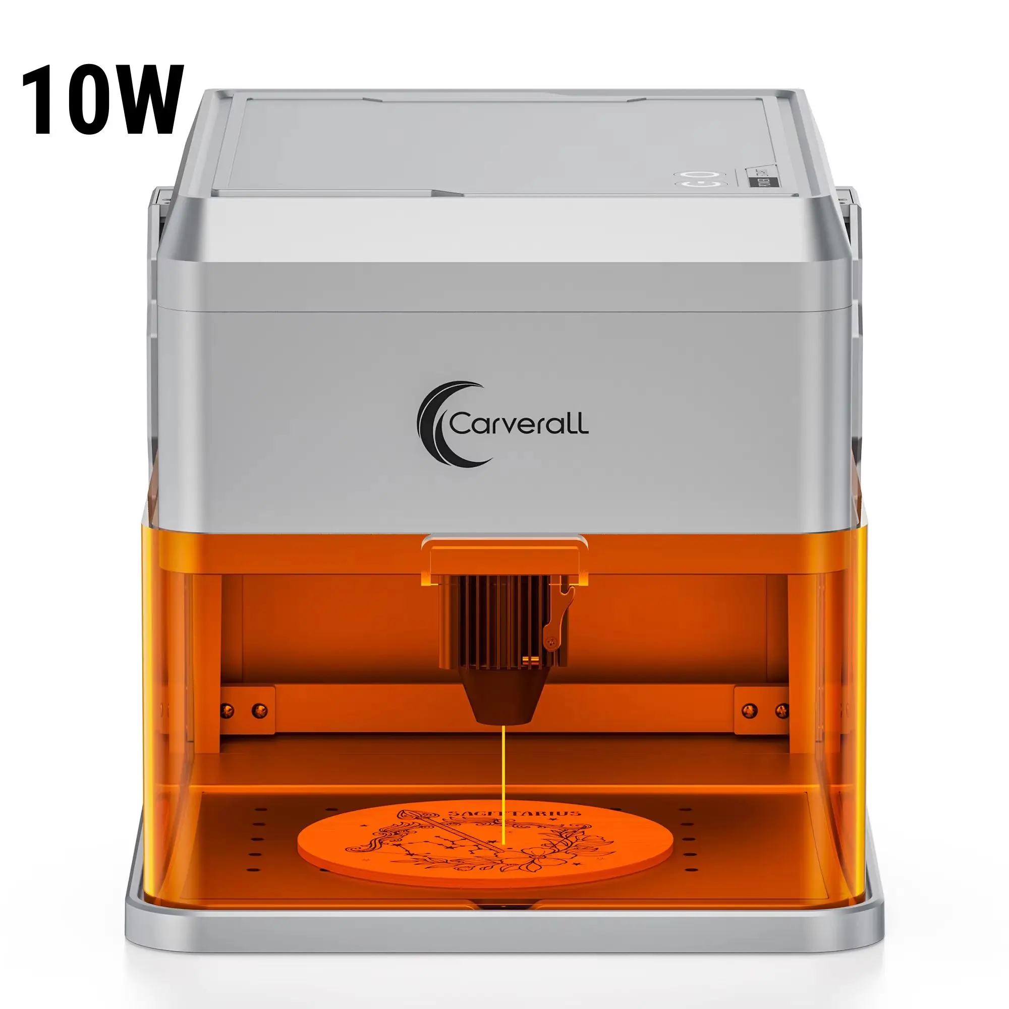 Carverall A1pro Mini Lasergraveermachine 5W/10W met camera, mobiele WiFi-app, AI, Klasse 1, desktopmodel voor acryl, hout en ledergravure - afbeelding 1