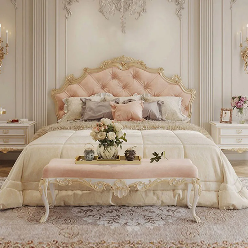 

Throne Cute Bed Light Wood Multifonction Kids Girls Bed Light Princess Deluxe Lit Deux Place Modern Muebles Unique Furniture