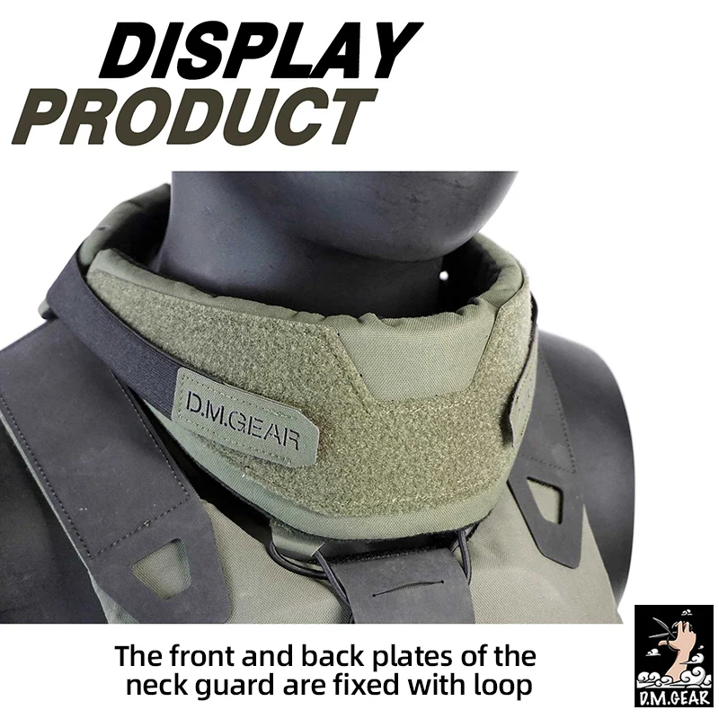 

DMgear 1 Set Tactical Universal Neck Brace Collar Neck Protector Neck Guards For JPC FCSK 6094 CPC Shoulder Protector