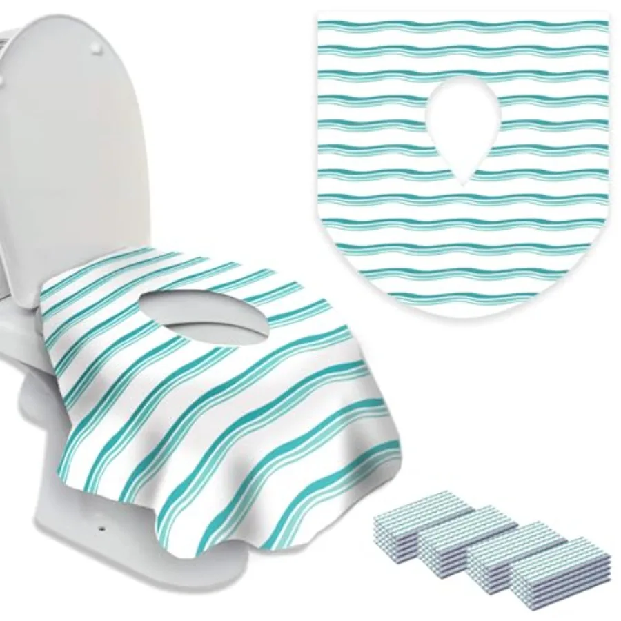 

20 Extra Large Toilet Seat Covers Disposable for and Adults-Toilet Covers Disposable for Travel-Toddler Toilet Seat Cover Liner