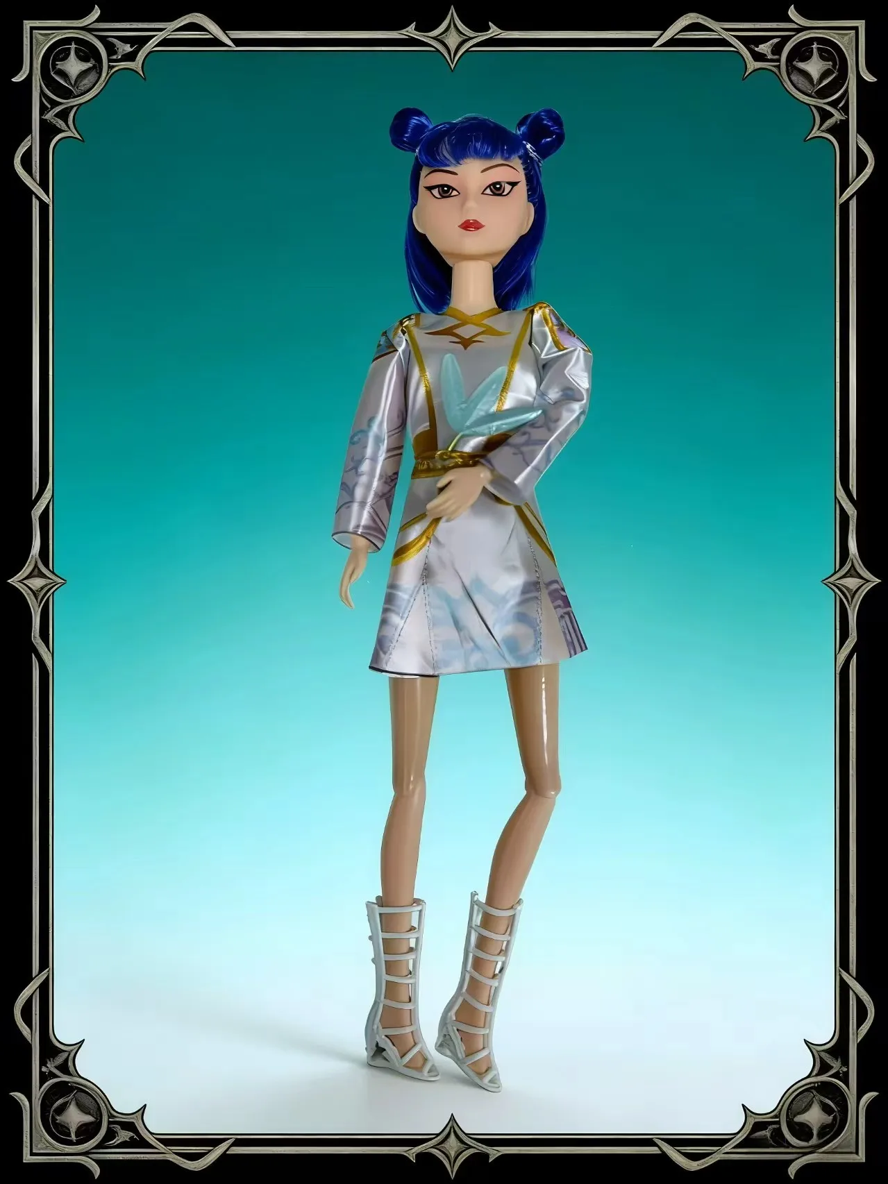 %_K-Pop Demon Hunters Anime Kpop Girl Group Cartoon Rumi Zoey Mira Figurines en vinyle Modèle poupées Filles Cadeau de Noël_$