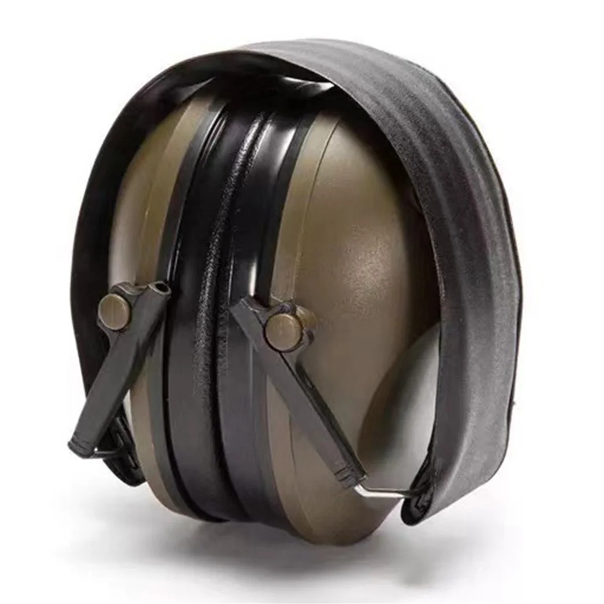 A57G-Cuffia tattica Protezione del lavoro Cuffie antirumore per isolamento acustico per il sonno industriale Cuffie antirumore tattiche, Verde