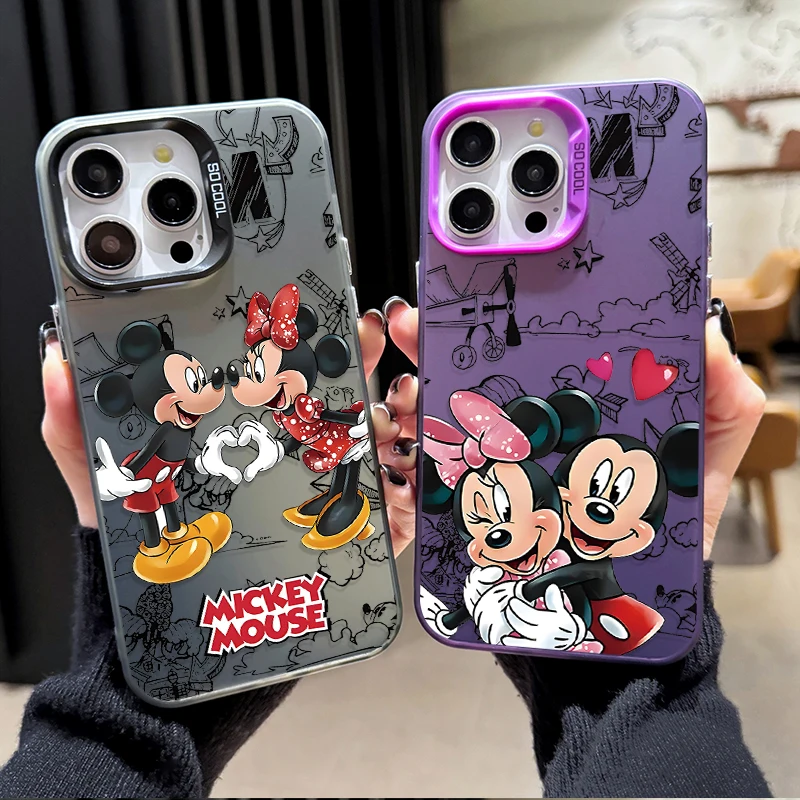 ديزني ميكي ماوس جراب هاتف لسامسونج غالاكسي S25 حافة S24 S23 S22 S21 S20 الترا زائد FE A56 A36 A26 ماتي غطاء الطباعة #1