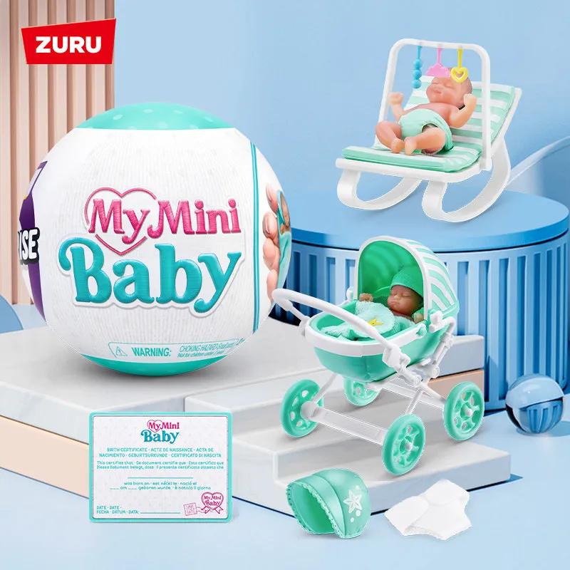 Zuru 5 Surprise My Mini Baby Miniatur-Babypuppen Sammelbare Mystery-Blindbox 12 Stile zum Sammeln Auf Lager Spielzeug Geschenk für Fans