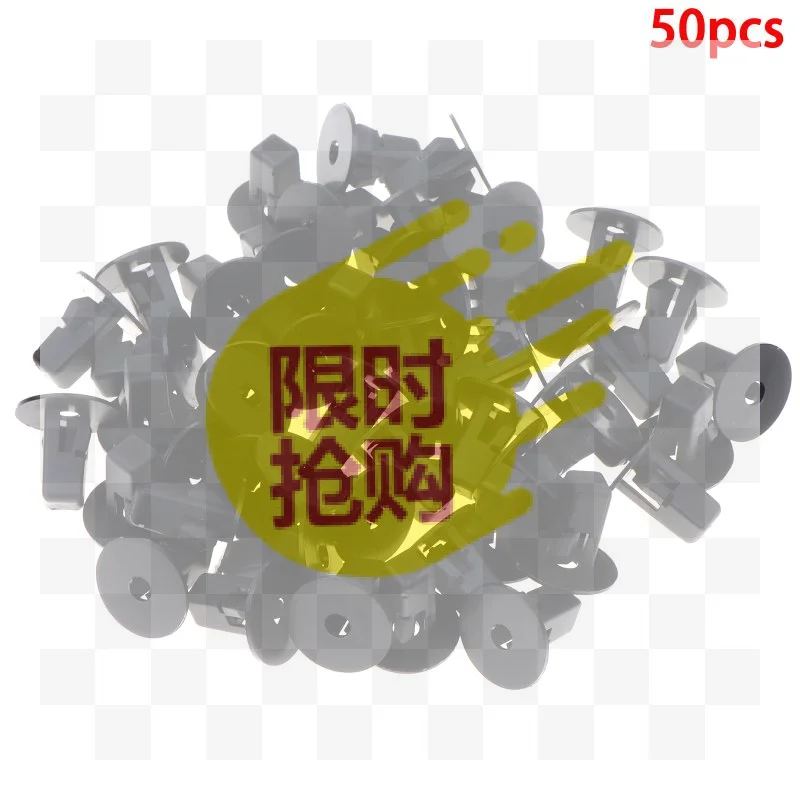【CMO】50Pcs Mudguard Splash Clips Liner Screw Grommet For 9018906013 Automotive Plastic Parts Spiral Door Panel Clips Universal
