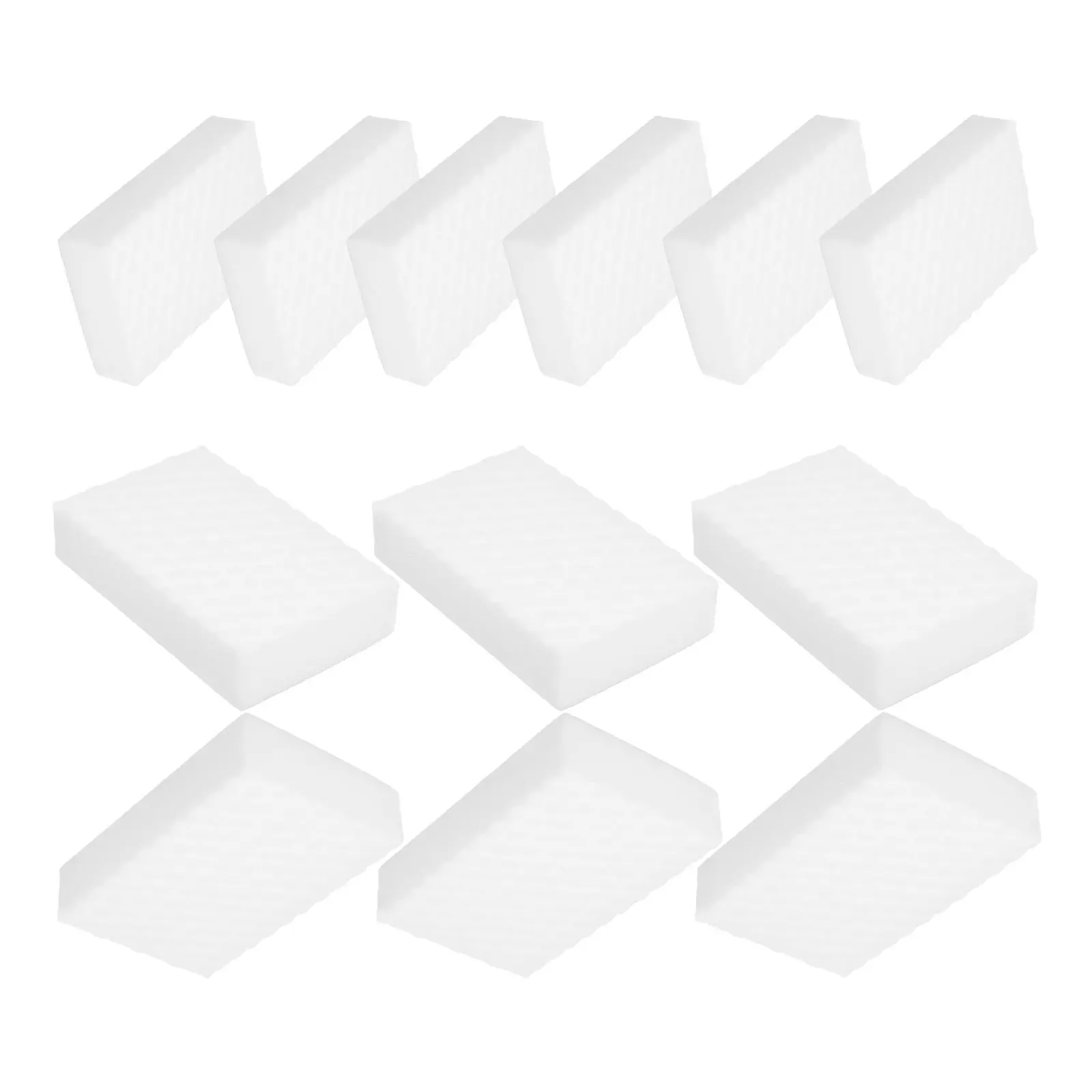 12Pcs Dish Sponge Kitchen Cleaning Blocks Heavy Duty Wok Scrub Sponge Lightweight Fast Drying Reusable Household