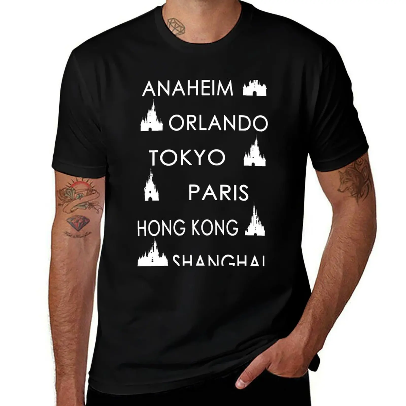 

My Cities - White (Updated 2022) T-Shirt t shirts for man graphic vintage t shirt for man man t shirt graphic T-Shirt