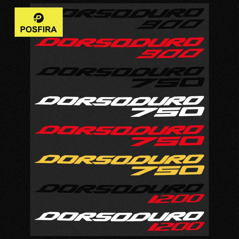 

POSFIRA Motorcycle Stickers Vinyl Decals for Aprilia Dorsoduro 750 900 1200 Graphics Logo Emblem Motorbike Accessories