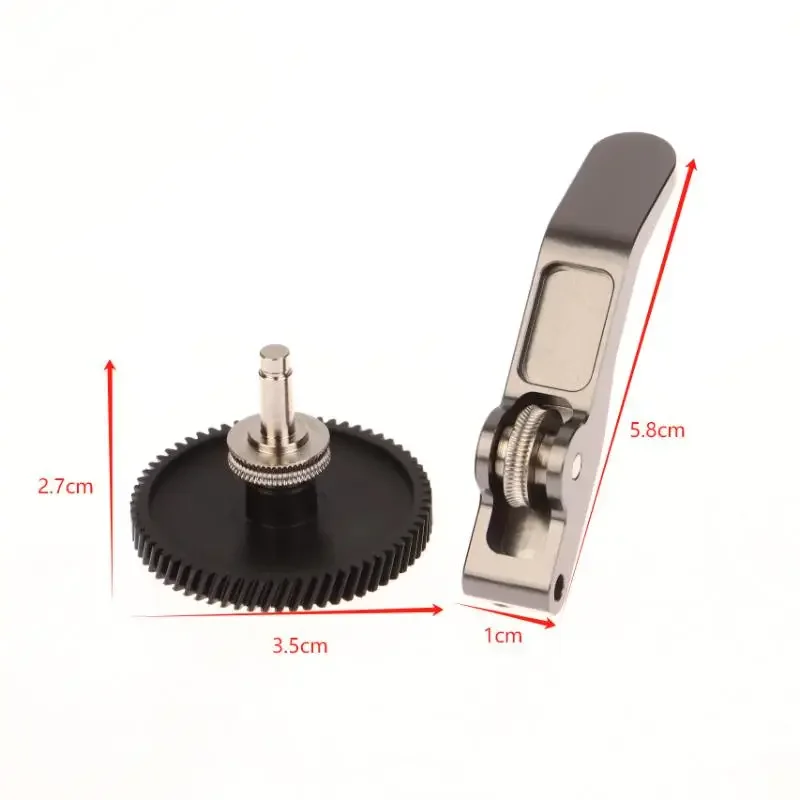 1Set Extruder Gear Assembly DLC Nanocoated Hardened Steel Gear For Bambu Lab A1/A1 Mini 3D Printer