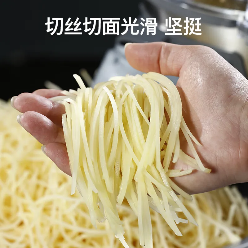 ماكينة تقطيع البطاطس الكهربائية التجارية، مخطط تقطيع الجزر الأوتوماتيكي، متعددة الوظائف #4