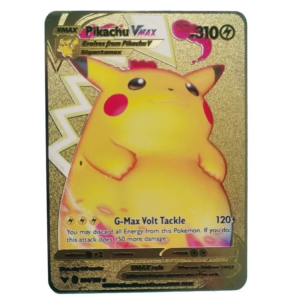 pokemon gold card pikachu vmax Pokemon: Crown Zenith Premium Collection Double Infinity Gaming The item may be similar but not exactly the same as the image (e.g Pokemon Gold Foil Fan Art