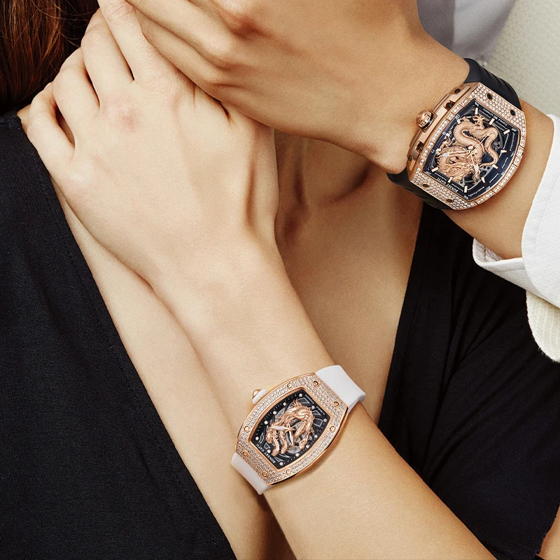 

Набор роскошных немецких часов BONEST GATTI для пары: мужские автоматические часы и парные механические часы