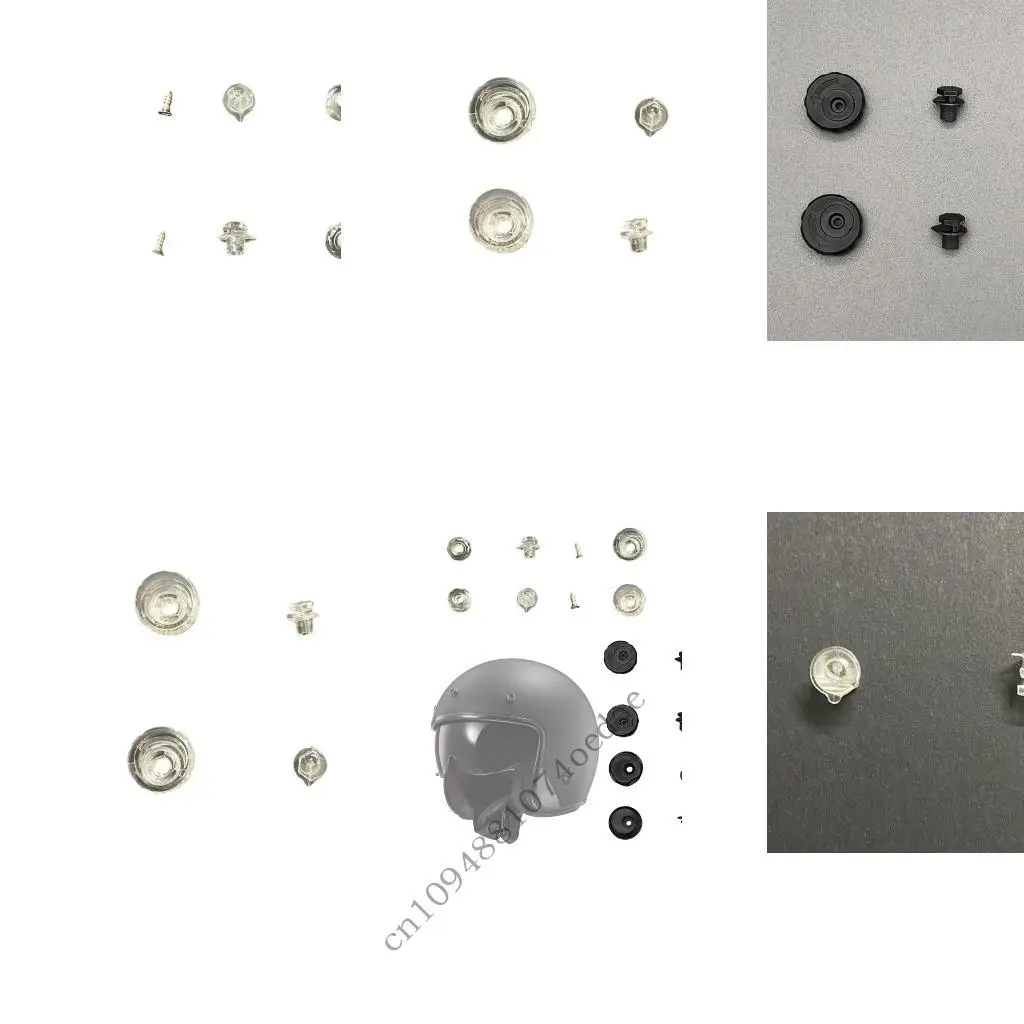 Fog Advisor Clips for Helmets Weather Resistant ABS Material Installation