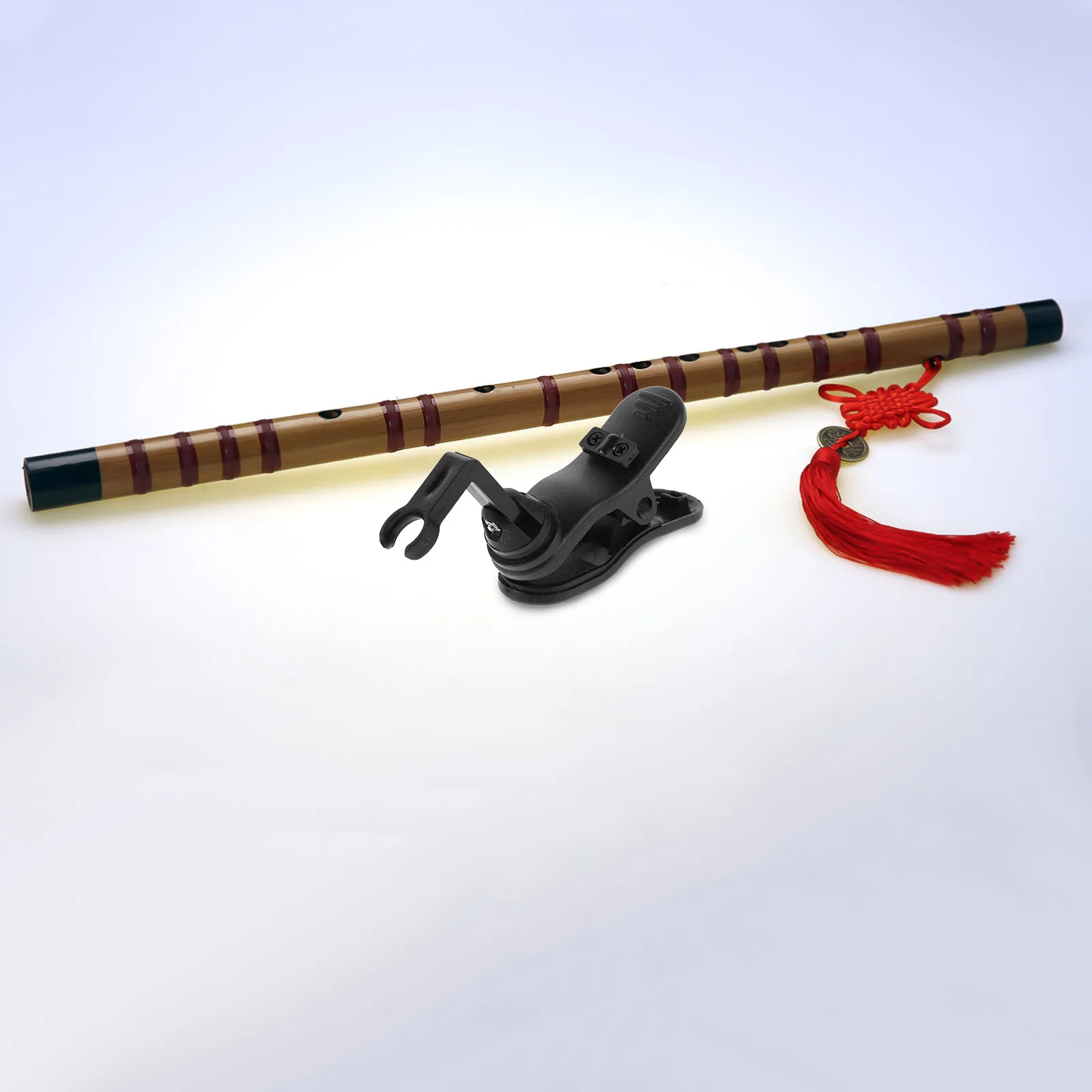 

Recorder Microphone Clip Clip-on Mount for Flute Holder Accessory Instrument Music
