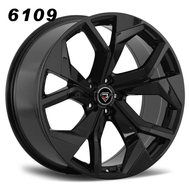 

Rep 6109 21/22 Inch 9.5j 5-112 High Quality Low MOQ Black and Gunmetal Casting Car Alloy Rims for Audi Q8 RS