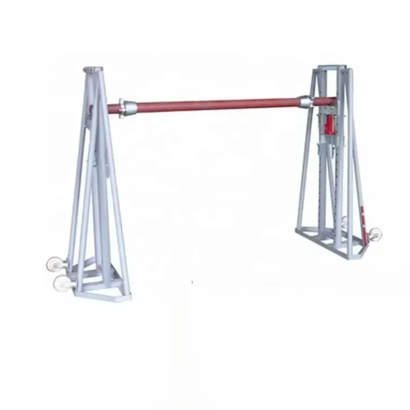 Jack Support Cable Drum Heavy Load Hydraulic Type Cable Reel Stand