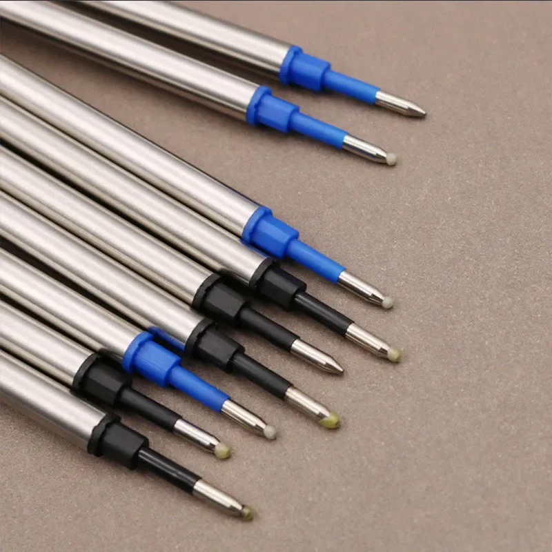 5 pcs/lot Metal Refills 0.5mm for Roller Ballpoint Pen Business Pen Ball Pen Refills 11cm Length Office School Supply Stationery