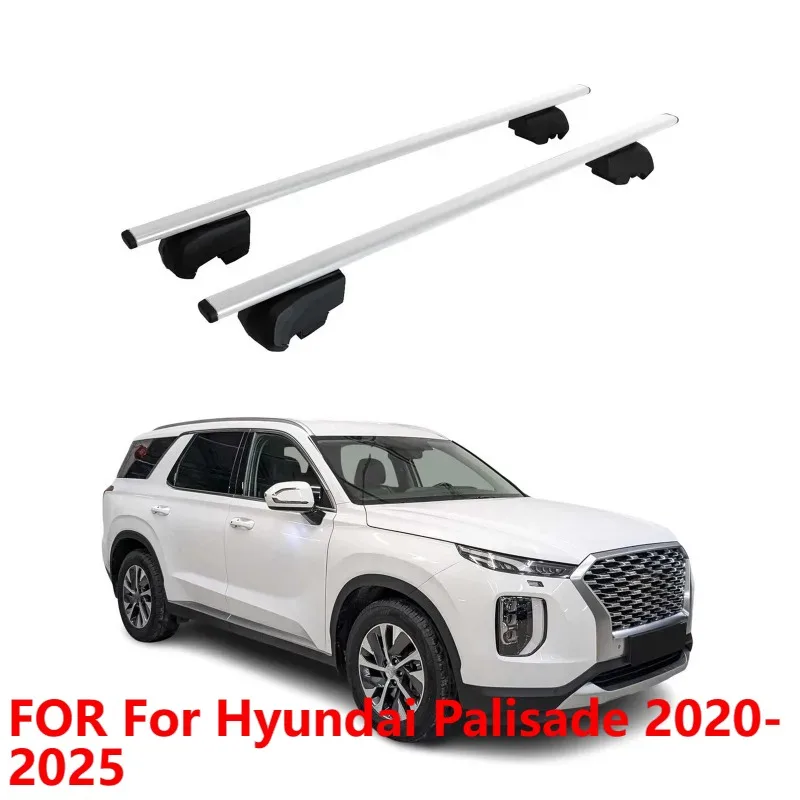 

For Hyundai Palisade 2020-2025 Roof Rack Cross Bars Heavy Duty Luggage Carrier Iron Gray
