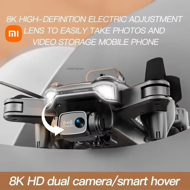 طائرة Xiaomi MIJIA P11 Max Drone 8K احترافية عالية الدقة للتصوير الجوي وكاميرا مزدوجة 5G GPS لتجنب العوائق بدون فرش رباعية الدوار 15000 متر