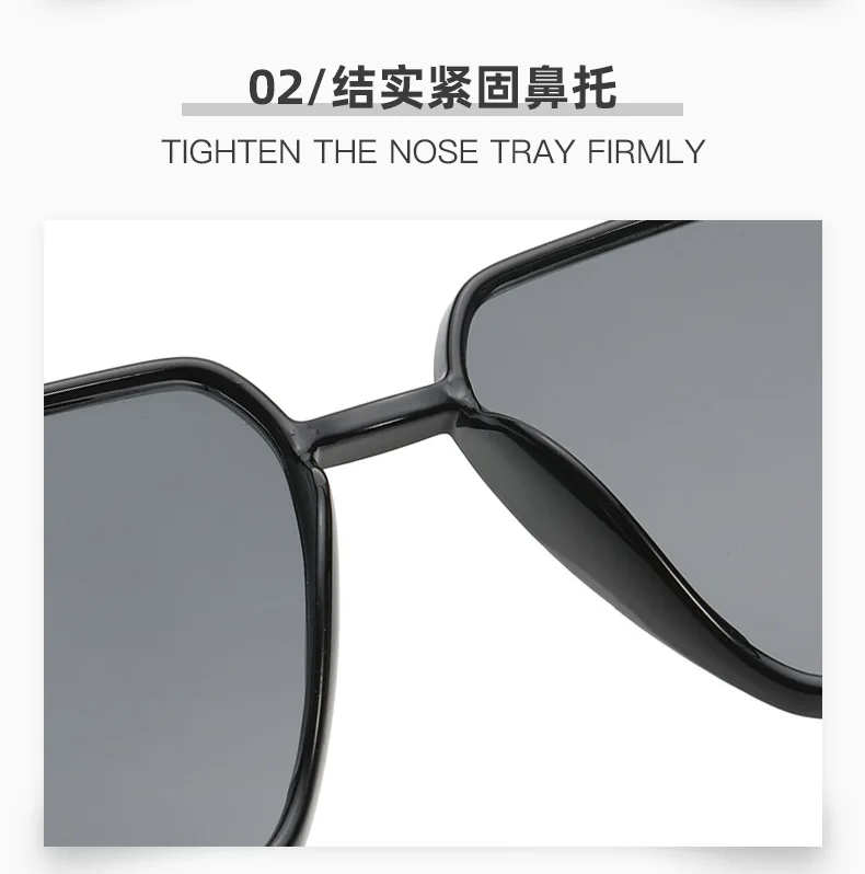 Neue Ankunft Vintage Polygon Sonnenbrille Frauen Männer Quadrat Sonnenbrille Große Brillen Oculos De Sol für Männlich Weiblich Spezielle Geformt – Detail 16