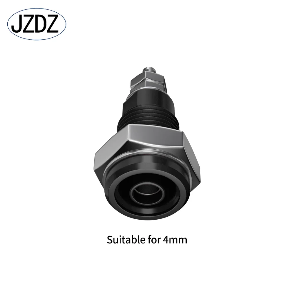 JZDZ 5PCS 4MM Banana Socket Binding Post Nut Banana Plug Jack Electrical Connector Terminal Test Hole DIY Parts J.40023